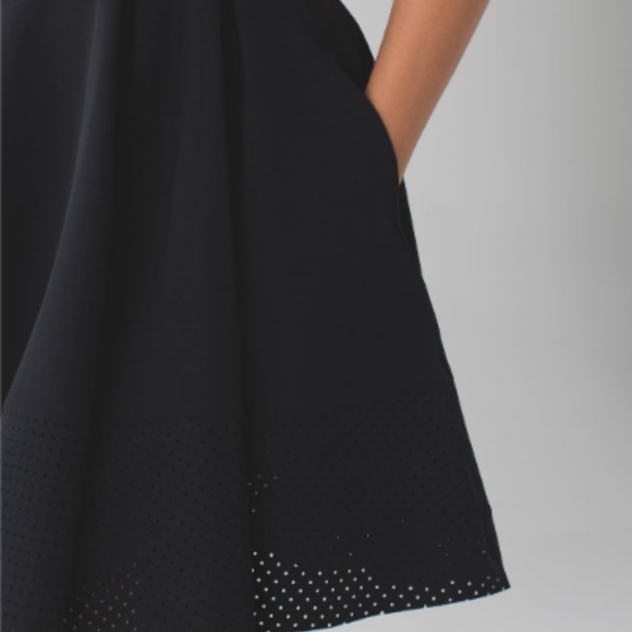 Lululemon Away Dress Perforated Cut Out Flare - Picture 4 of 6